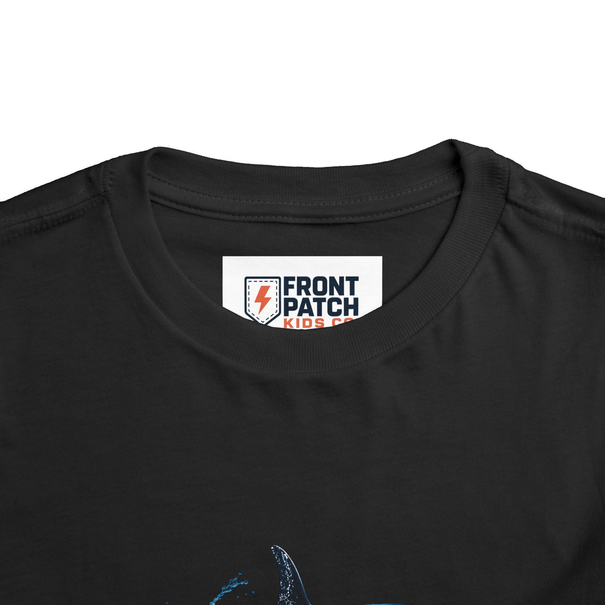 Orca Pod Toddler Tee — Playful Killer Whale Ocean Shirt - Front Patch Kids Co.