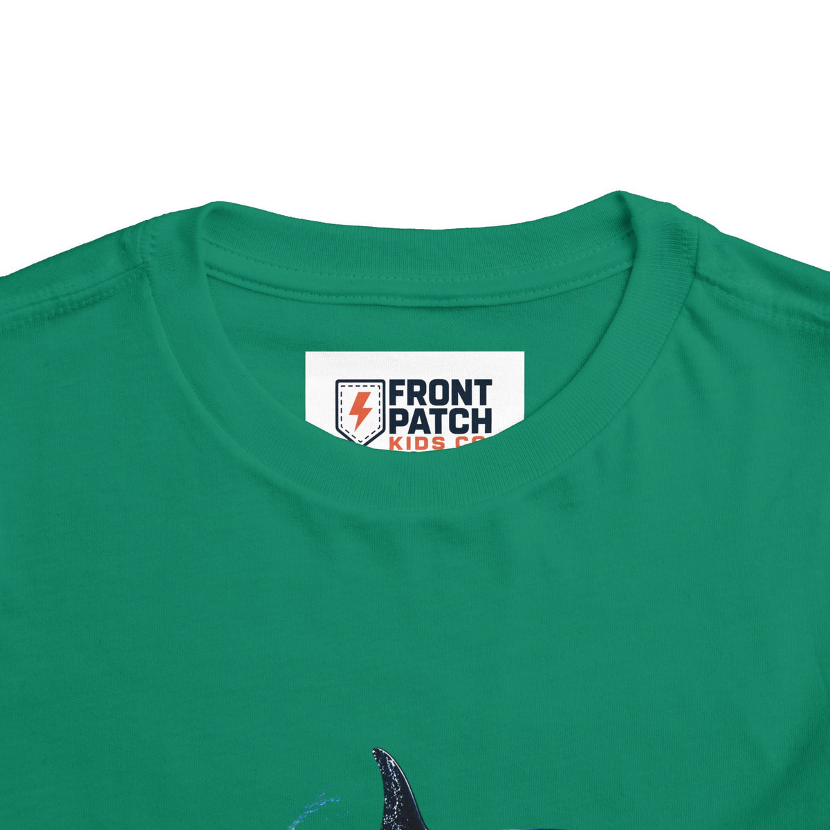 Orca Pod Toddler Tee — Playful Killer Whale Ocean Shirt - Front Patch Kids Co.