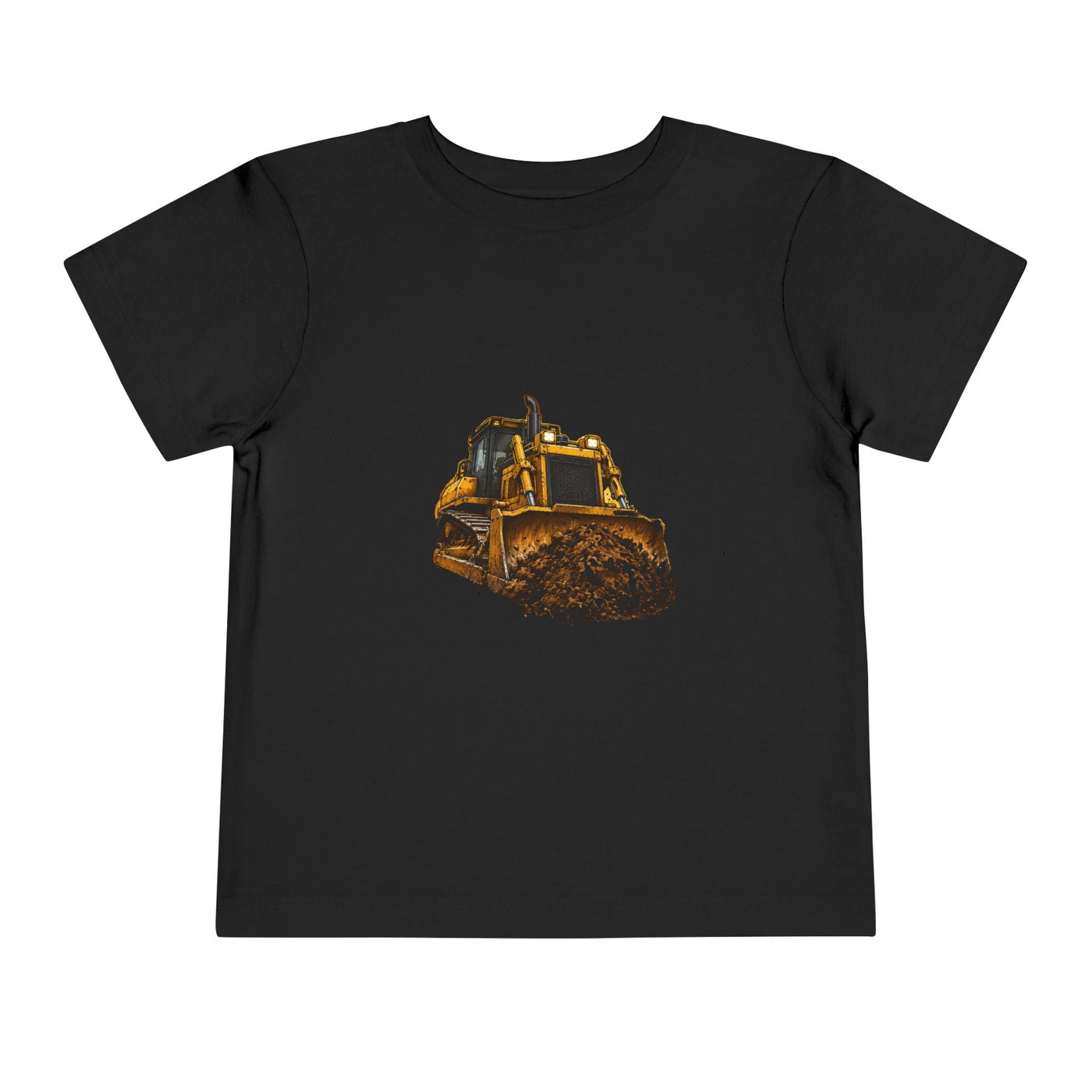 Toddler Bulldozer Tee - Construction Truck Kids Shirt - Front Patch Kids Co.