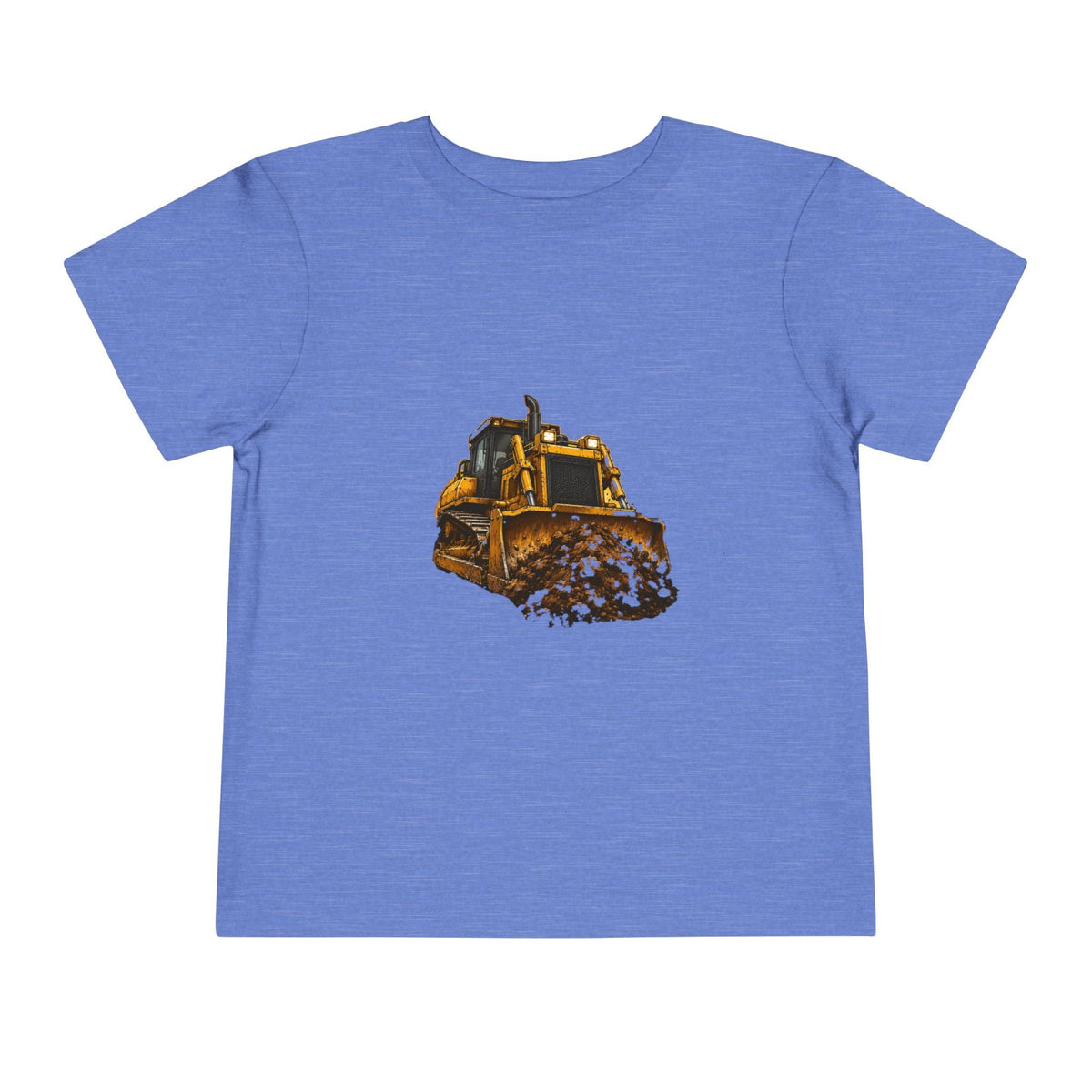 Toddler Bulldozer Tee - Construction Truck Kids Shirt - Front Patch Kids Co.