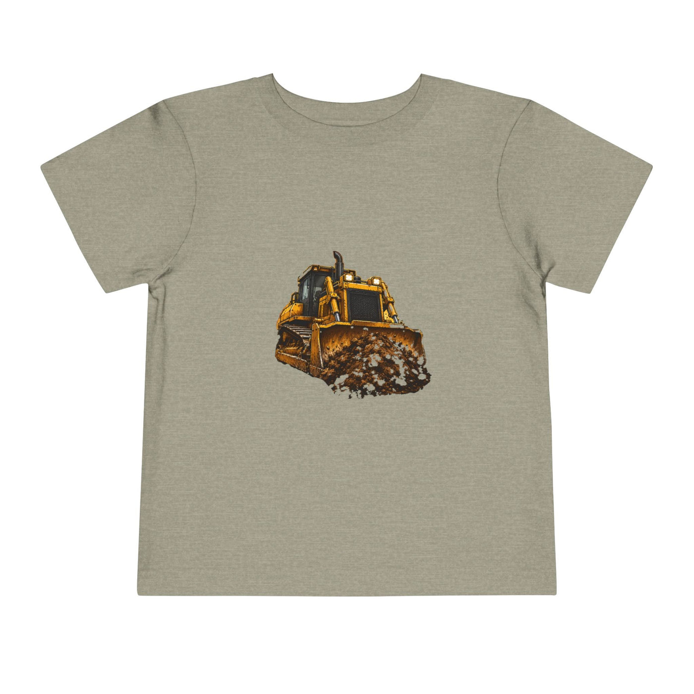 Toddler Bulldozer Tee - Construction Truck Kids Shirt - Front Patch Kids Co.