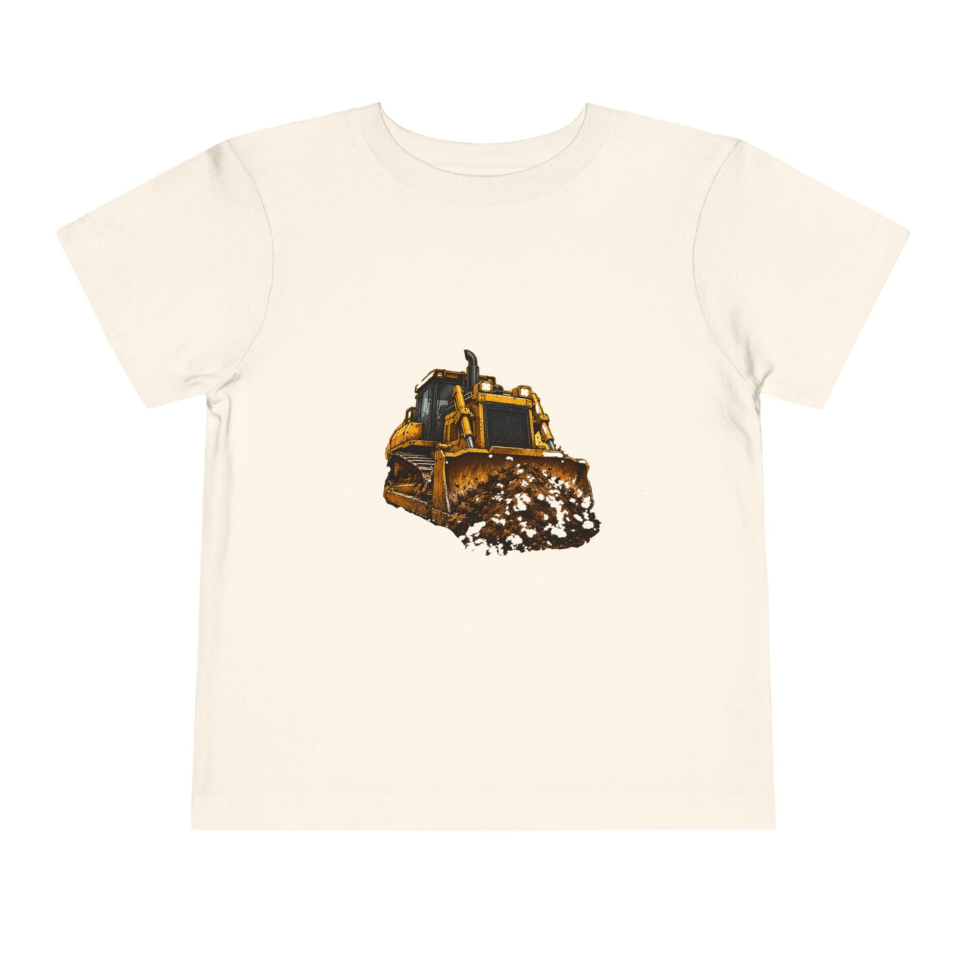 Toddler Bulldozer Tee - Construction Truck Kids Shirt - Front Patch Kids Co.