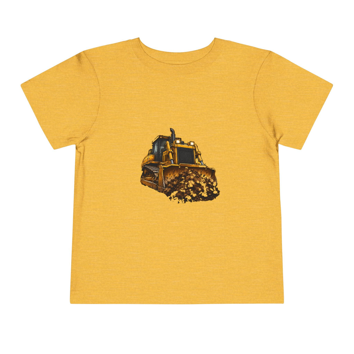 Toddler Bulldozer Tee - Construction Truck Kids Shirt - Front Patch Kids Co.