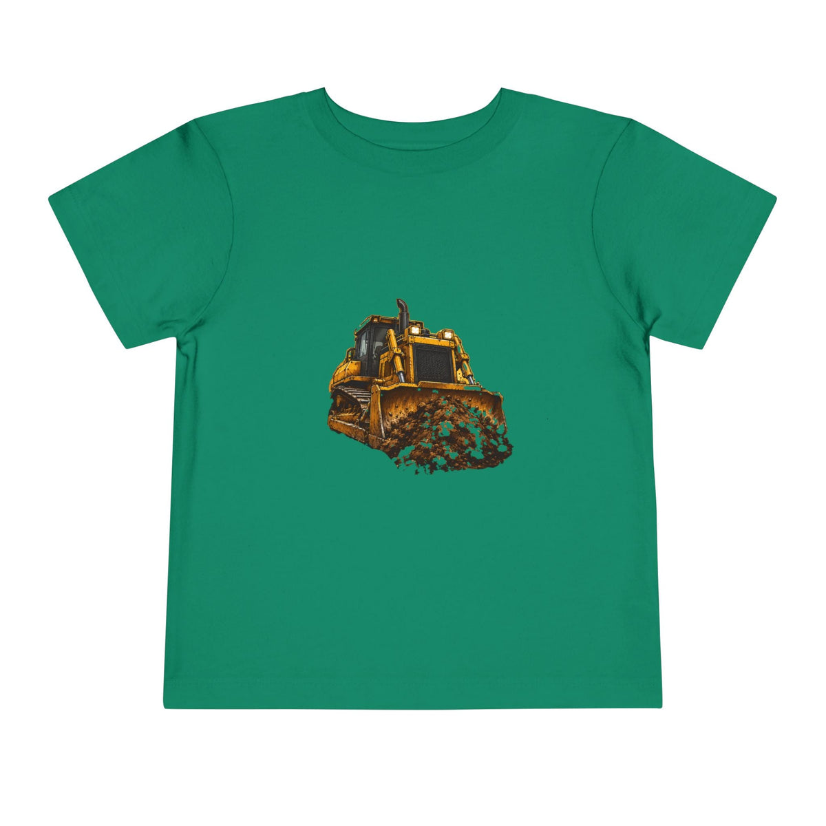 Toddler Bulldozer Tee - Construction Truck Kids Shirt - Front Patch Kids Co.
