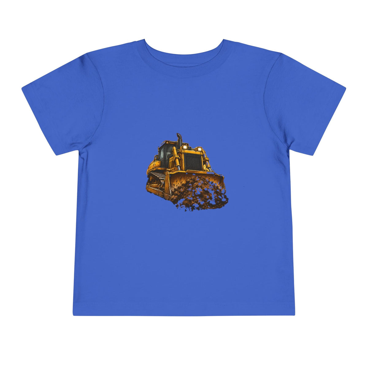 Toddler Bulldozer Tee - Construction Truck Kids Shirt - Front Patch Kids Co.
