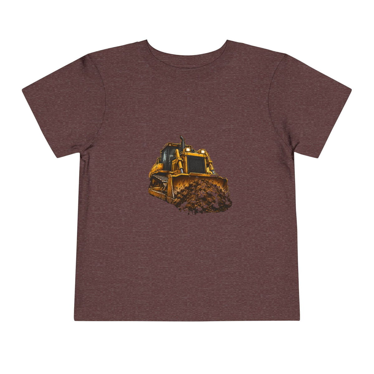 Toddler Bulldozer Tee - Construction Truck Kids Shirt - Front Patch Kids Co.