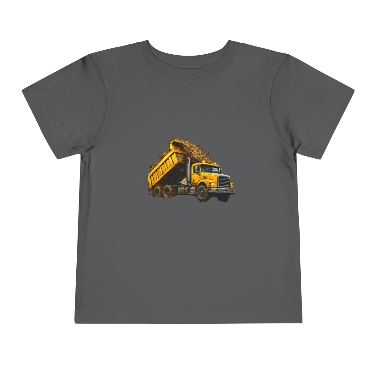 Toddler Dump Truck Tee – Construction Truck Shirt for Kids - Front Patch Kids Co.