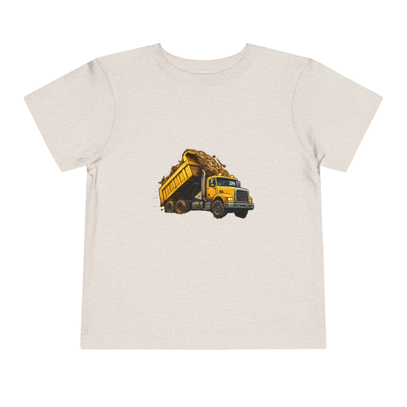 Toddler Dump Truck Tee – Construction Truck Shirt for Kids - Front Patch Kids Co.