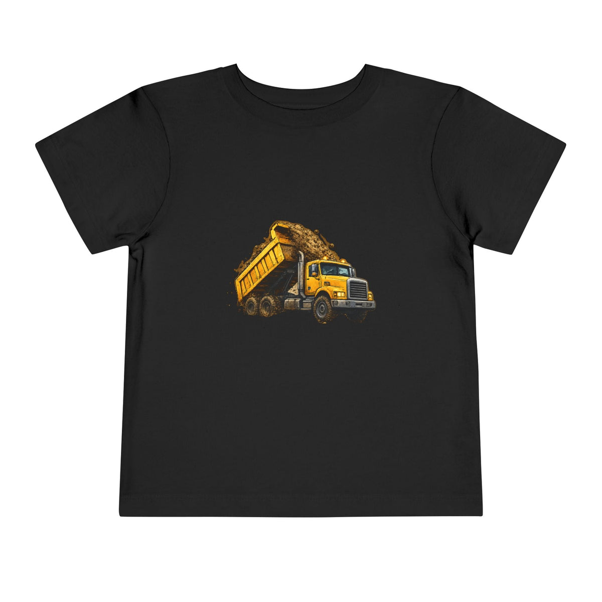 Toddler Dump Truck Tee – Construction Truck Shirt for Kids - Front Patch Kids Co.