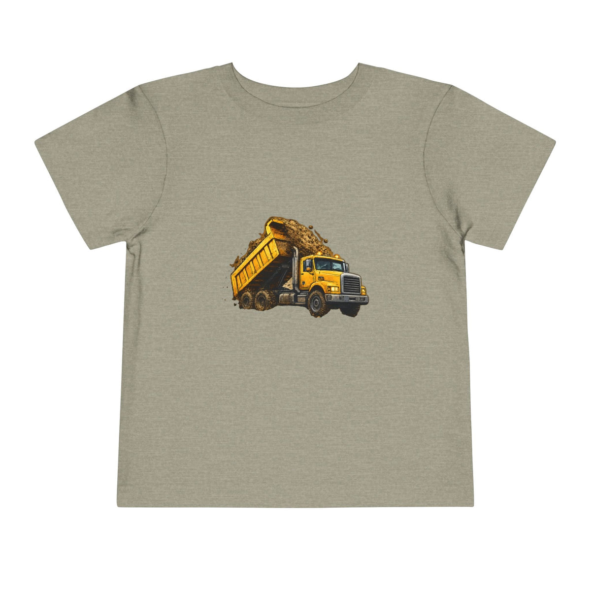 Toddler Dump Truck Tee – Construction Truck Shirt for Kids - Front Patch Kids Co.