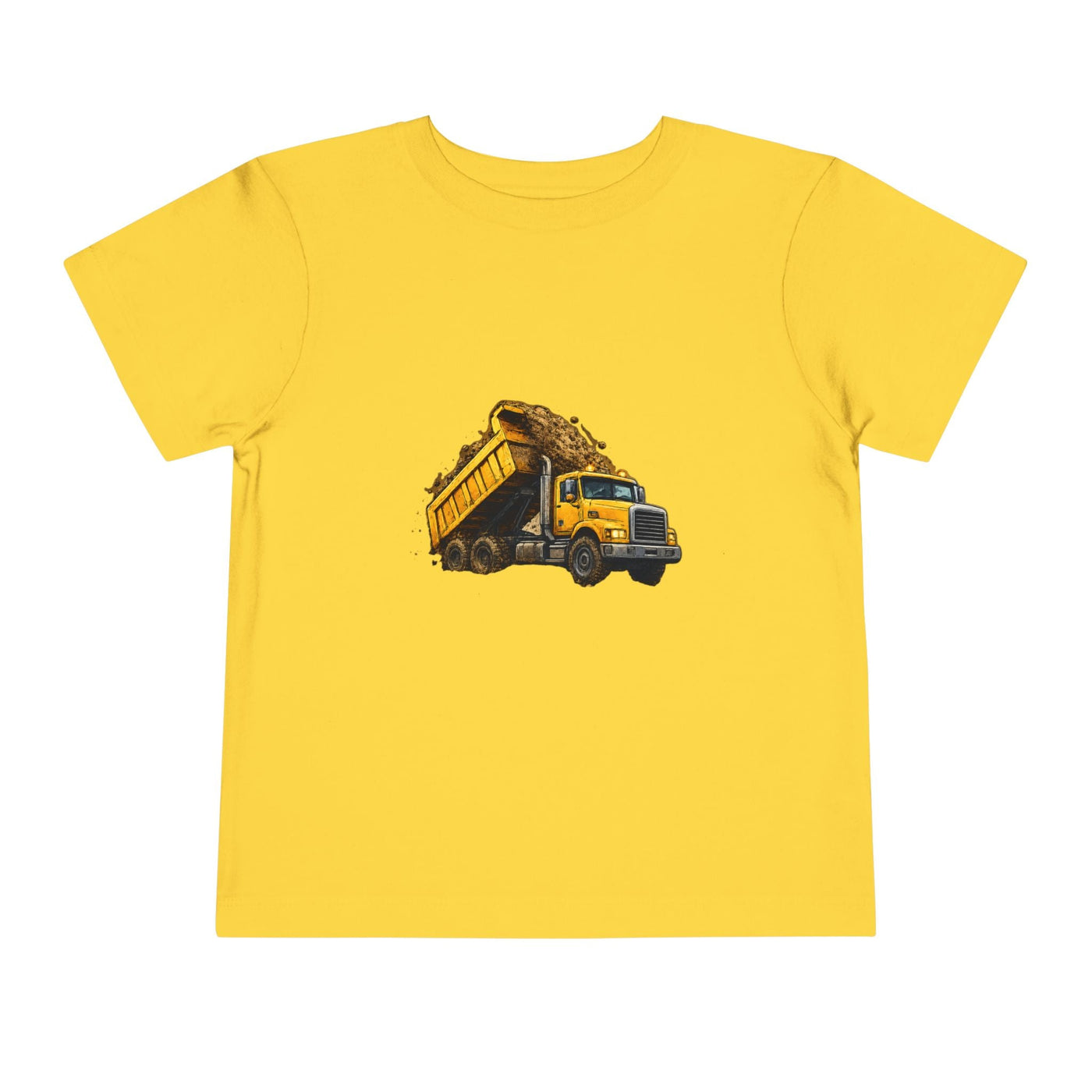 Toddler Dump Truck Tee – Construction Truck Shirt for Kids - Front Patch Kids Co.