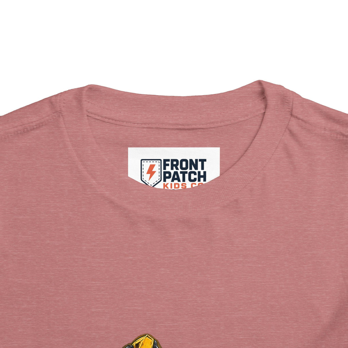 Toddler Excavator Tee — Yellow Digging Construction Truck Shirt - Front Patch Kids Co.
