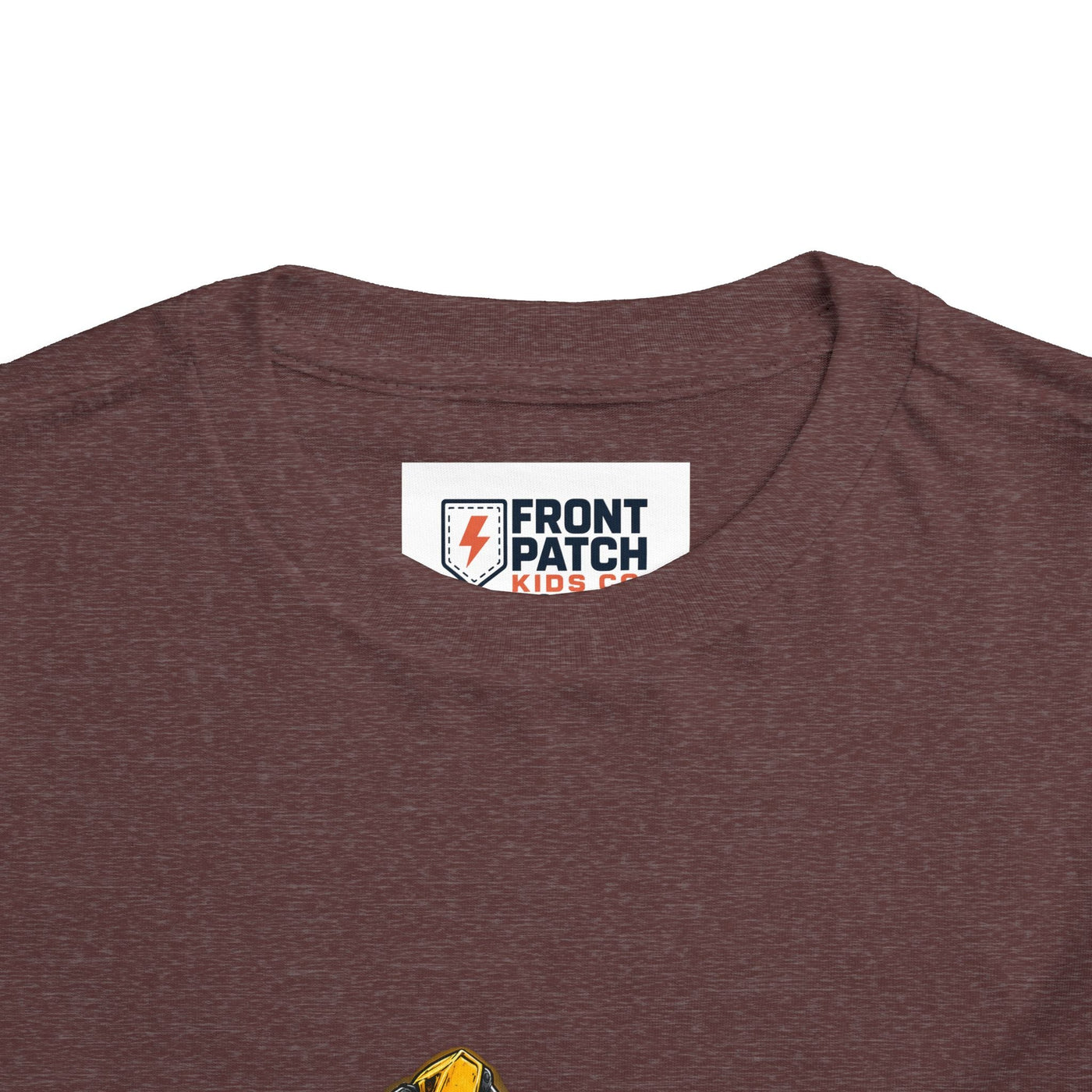 Toddler Excavator Tee — Yellow Digging Construction Truck Shirt - Front Patch Kids Co.