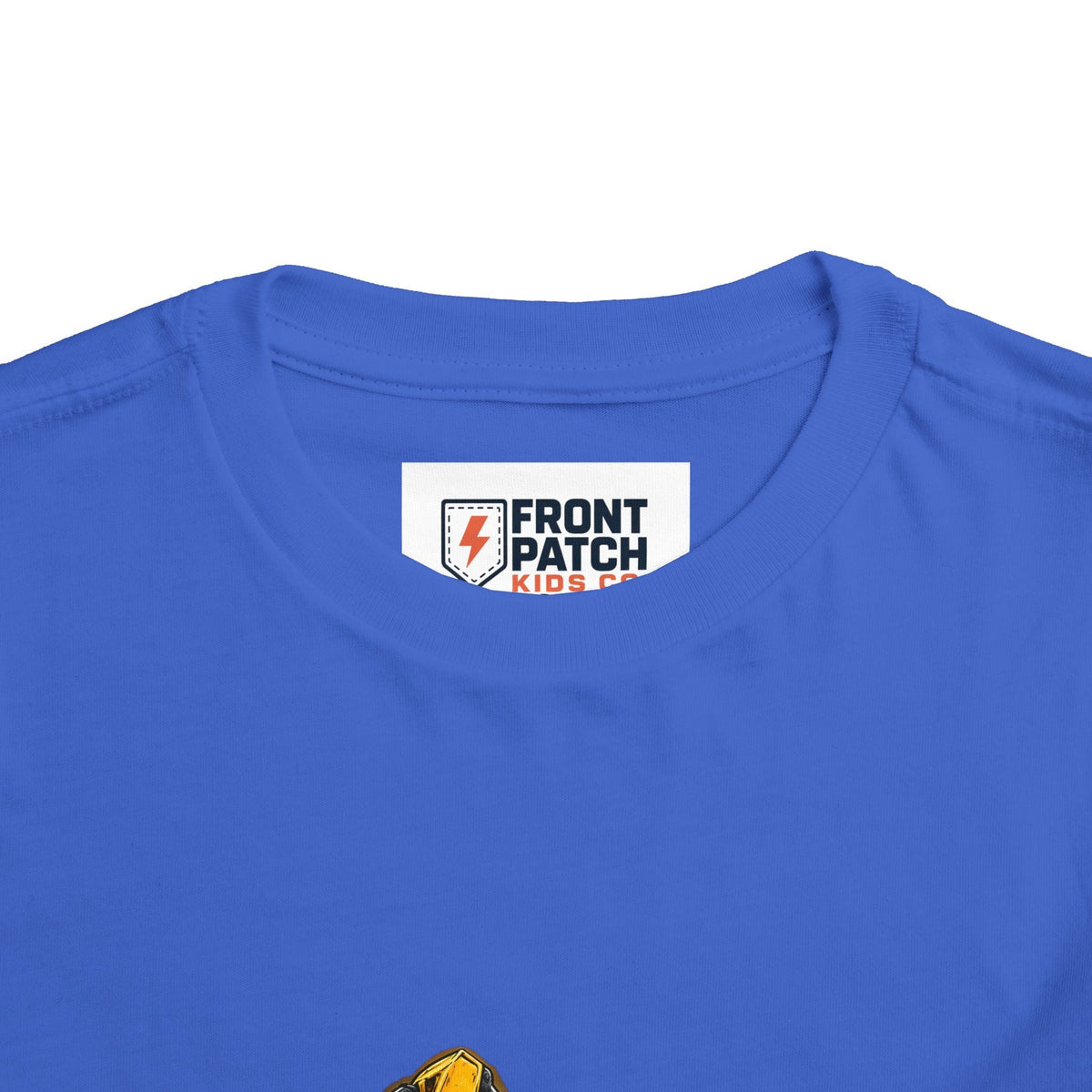 Toddler Excavator Tee — Yellow Digging Construction Truck Shirt - Front Patch Kids Co.