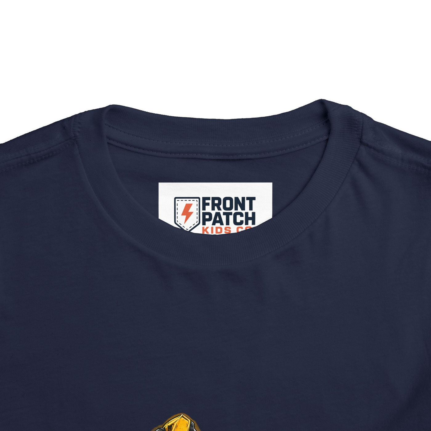 Toddler Excavator Tee — Yellow Digging Construction Truck Shirt - Front Patch Kids Co.
