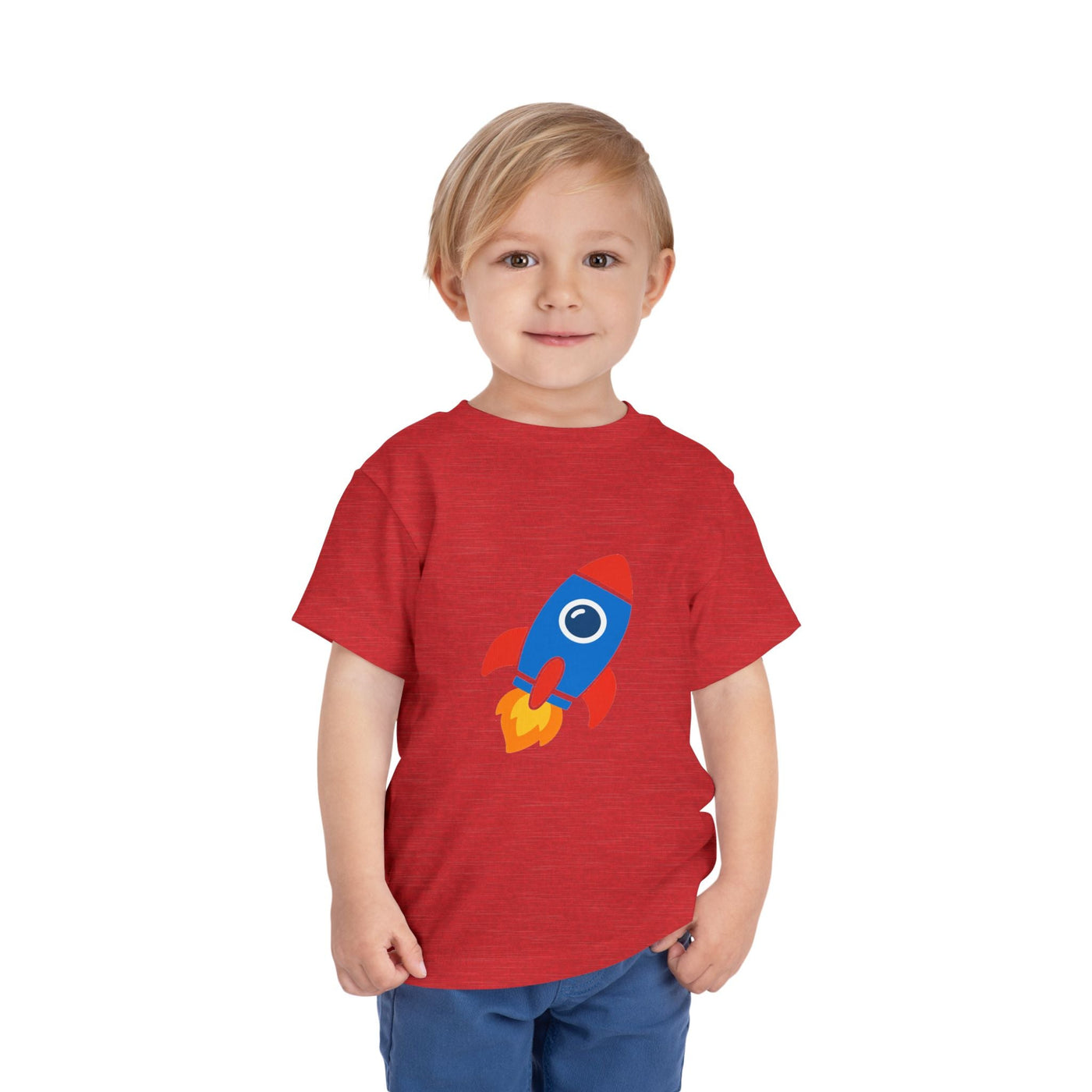 Toddler Rocket Tee — Cute Kids Space Shirt - Front Patch Kids Co.