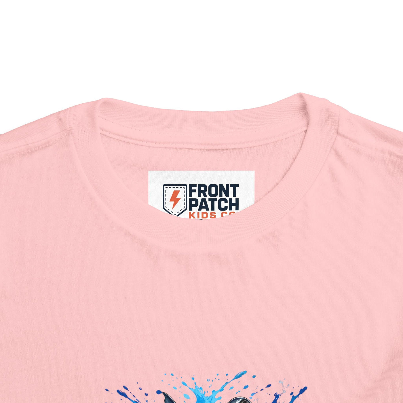 Toddler Shark T-Shirt – Playful Hammerhead Splash Tee for Kids - Front Patch Kids Co.