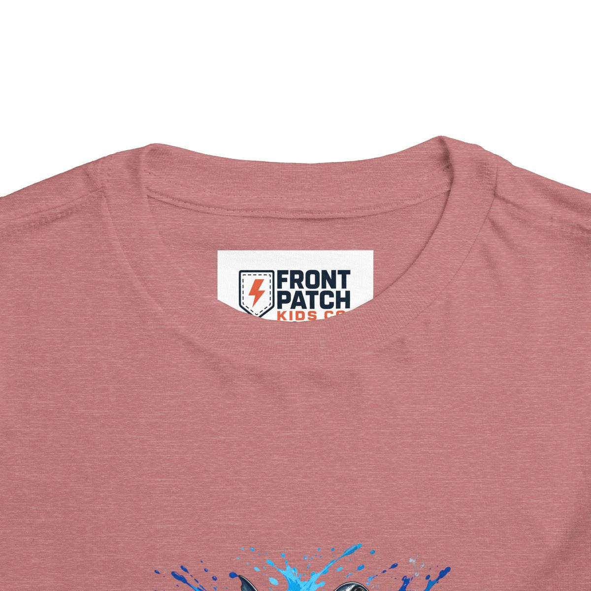Toddler Shark T-Shirt – Playful Hammerhead Splash Tee for Kids - Front Patch Kids Co.
