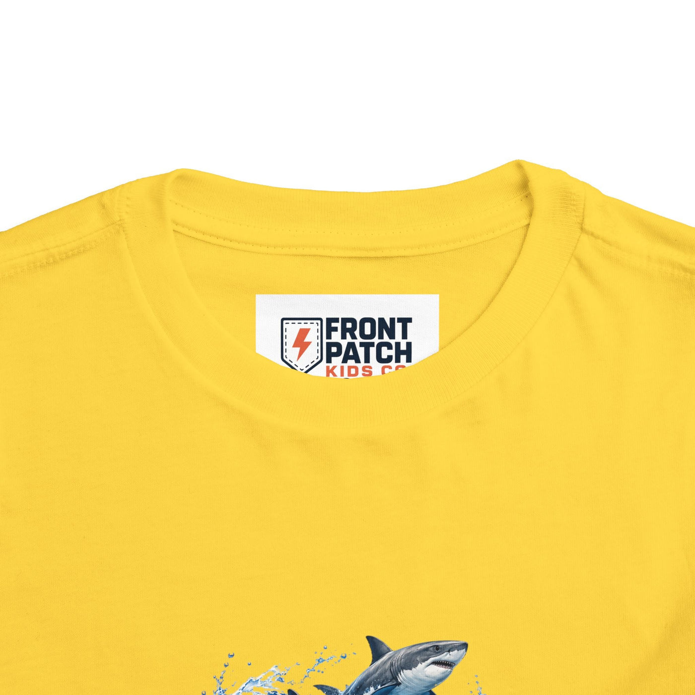 Toddler Shark Tee — Playful Ocean Sharks Graphic Shirt - Front Patch Kids Co.