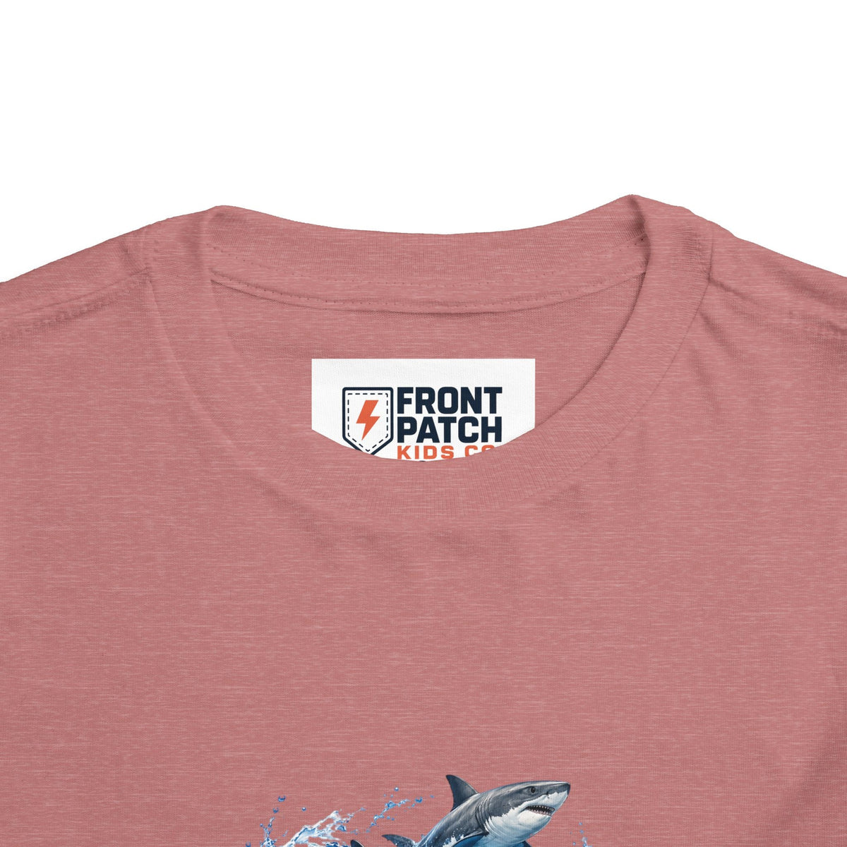 Toddler Shark Tee — Playful Ocean Sharks Graphic Shirt - Front Patch Kids Co.