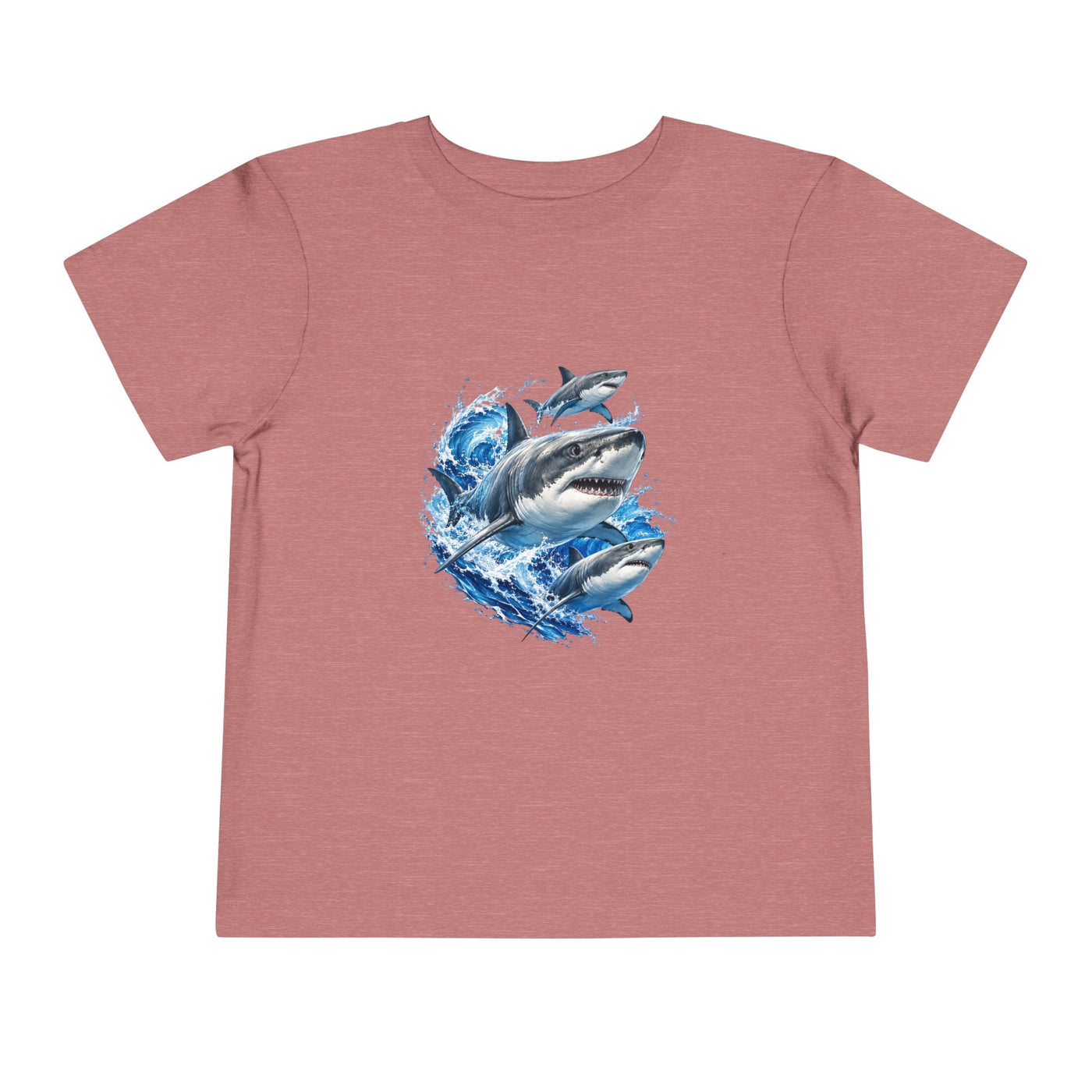 Toddler Shark Tee — Playful Ocean Sharks Graphic Shirt - Front Patch Kids Co.