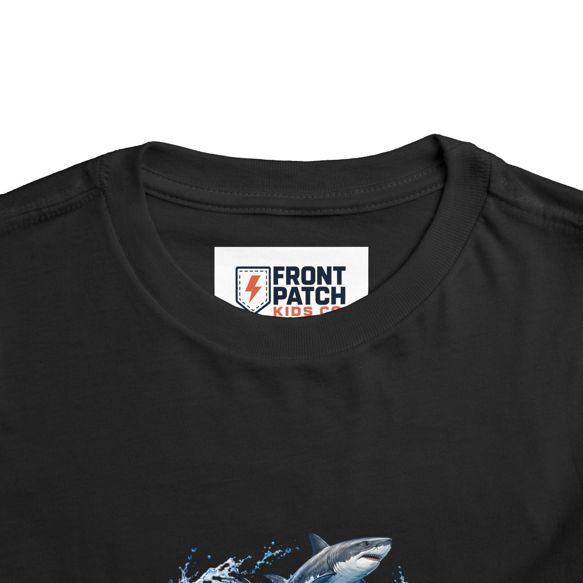 Toddler Shark Tee — Playful Ocean Sharks Graphic Shirt - Front Patch Kids Co.