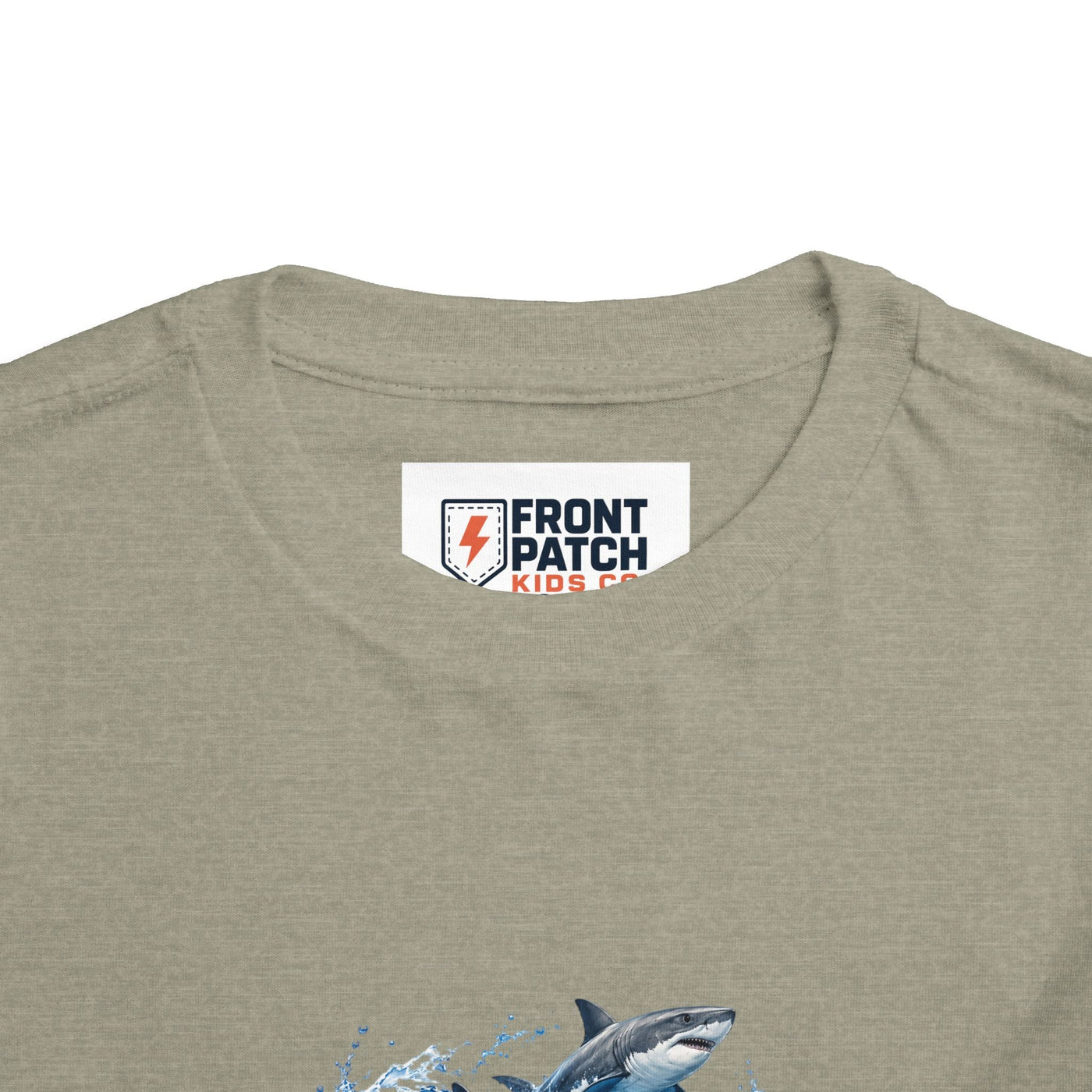Toddler Shark Tee — Playful Ocean Sharks Graphic Shirt - Front Patch Kids Co.