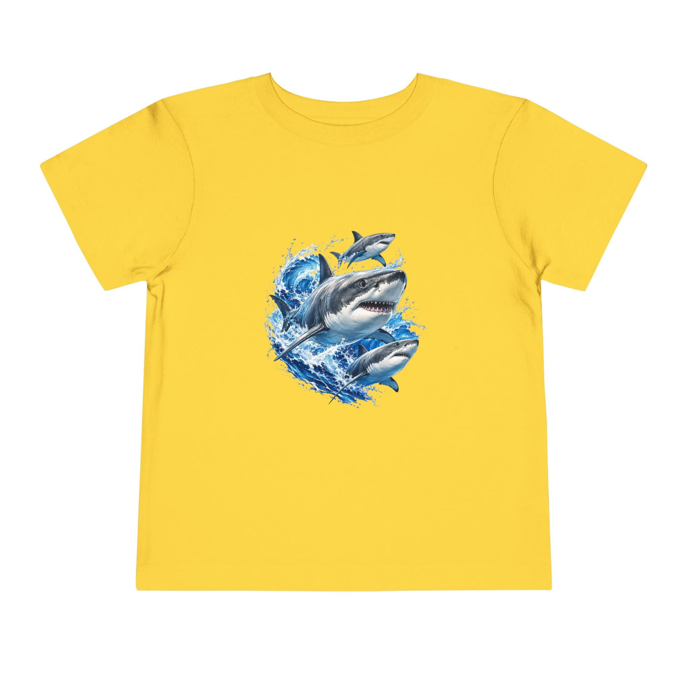 Toddler Shark Tee — Playful Ocean Sharks Graphic Shirt - Front Patch Kids Co.