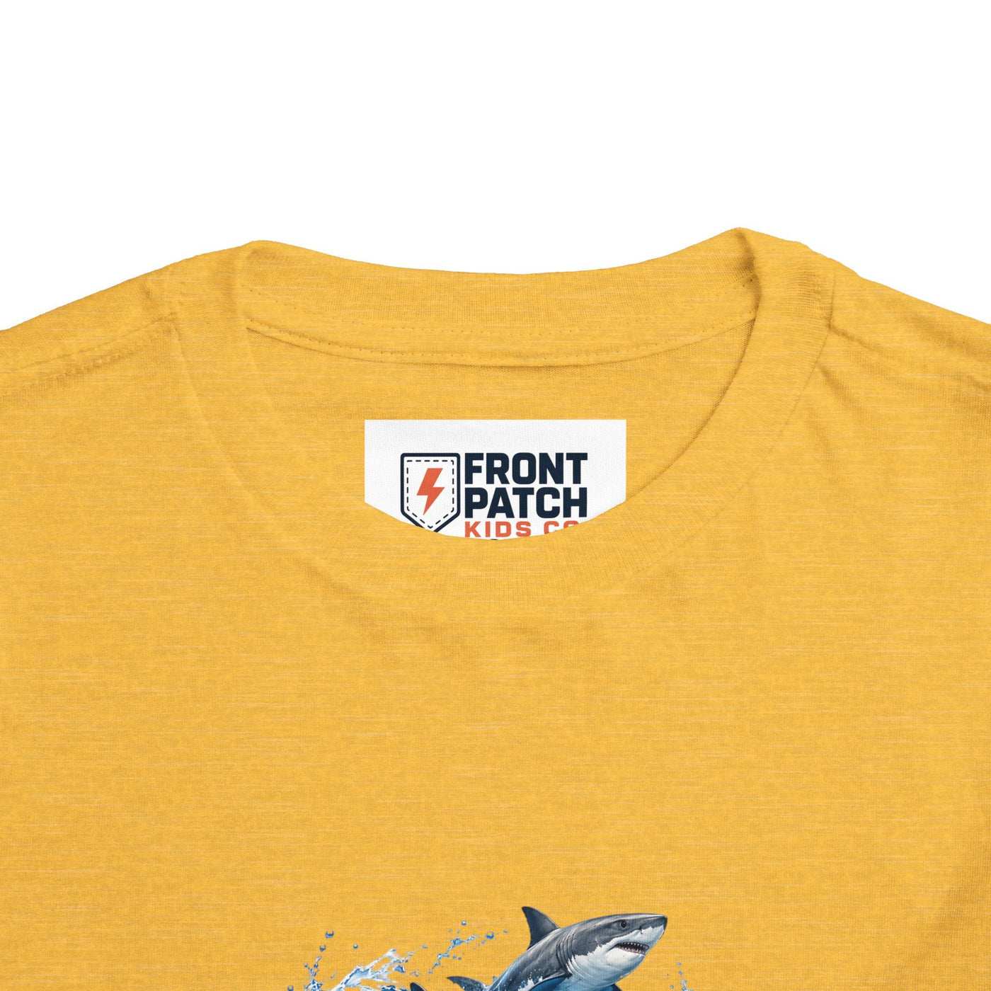 Toddler Shark Tee — Playful Ocean Sharks Graphic Shirt - Front Patch Kids Co.