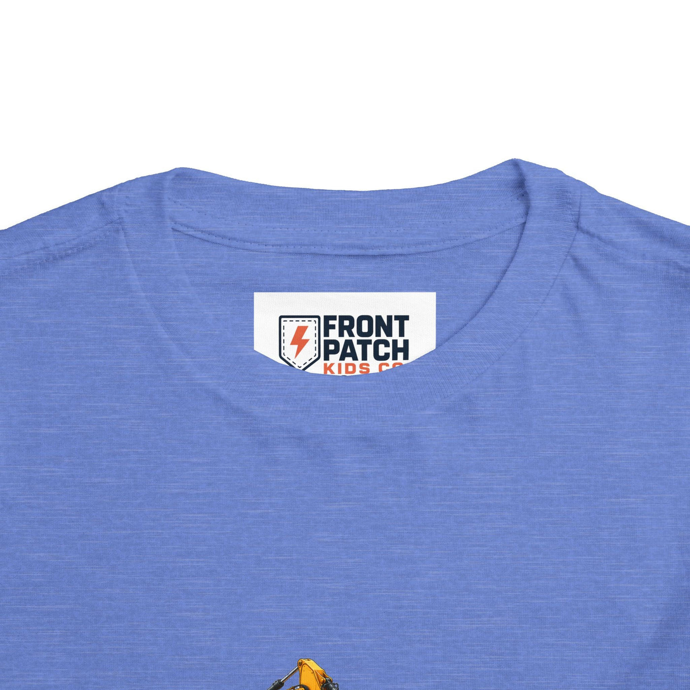 Toddler Tee — Construction Trucks Excavator & Dump Truck Graphic - Front Patch Kids Co.