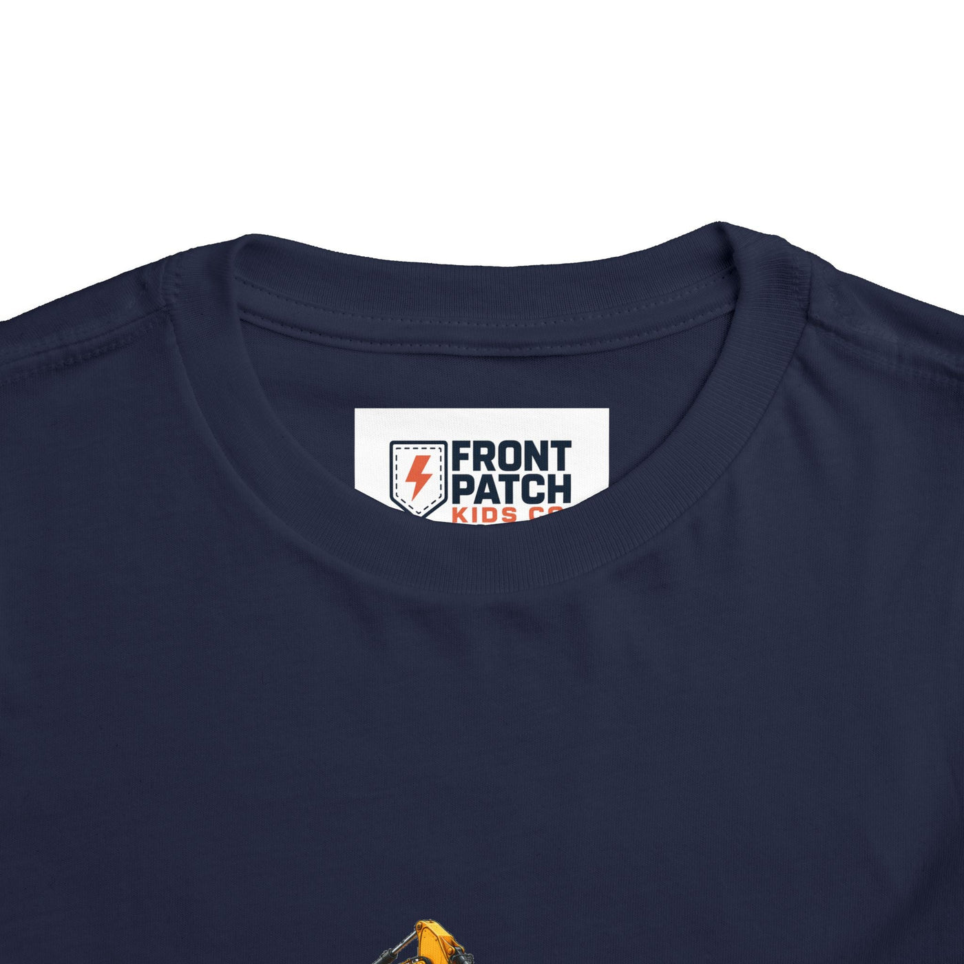 Toddler Tee — Construction Trucks Excavator & Dump Truck Graphic - Front Patch Kids Co.