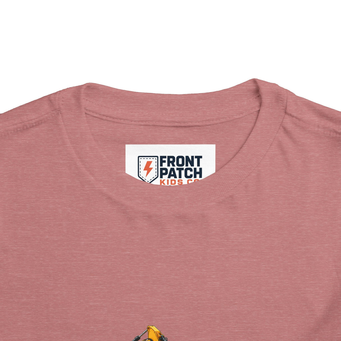 Toddler Tee — Construction Trucks Excavator & Dump Truck Graphic - Front Patch Kids Co.
