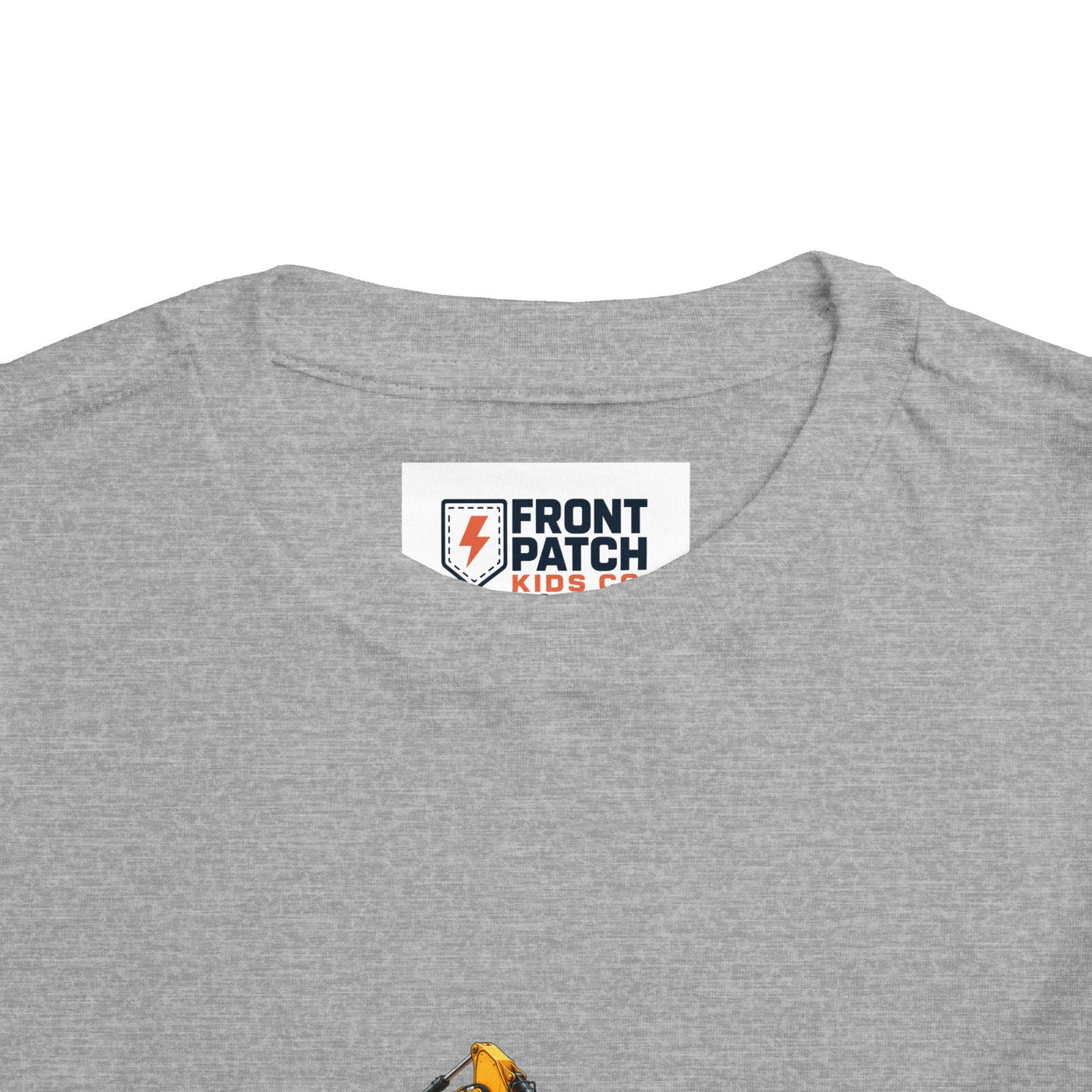 Toddler Tee — Construction Trucks Excavator & Dump Truck Graphic - Front Patch Kids Co.