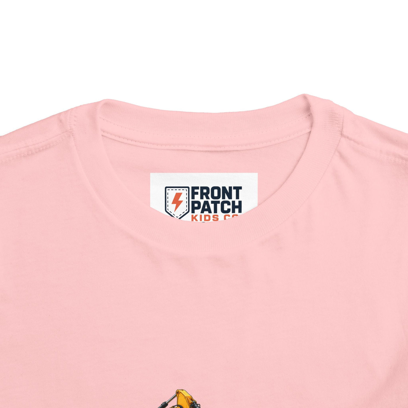 Toddler Tee — Construction Trucks Excavator & Dump Truck Graphic - Front Patch Kids Co.