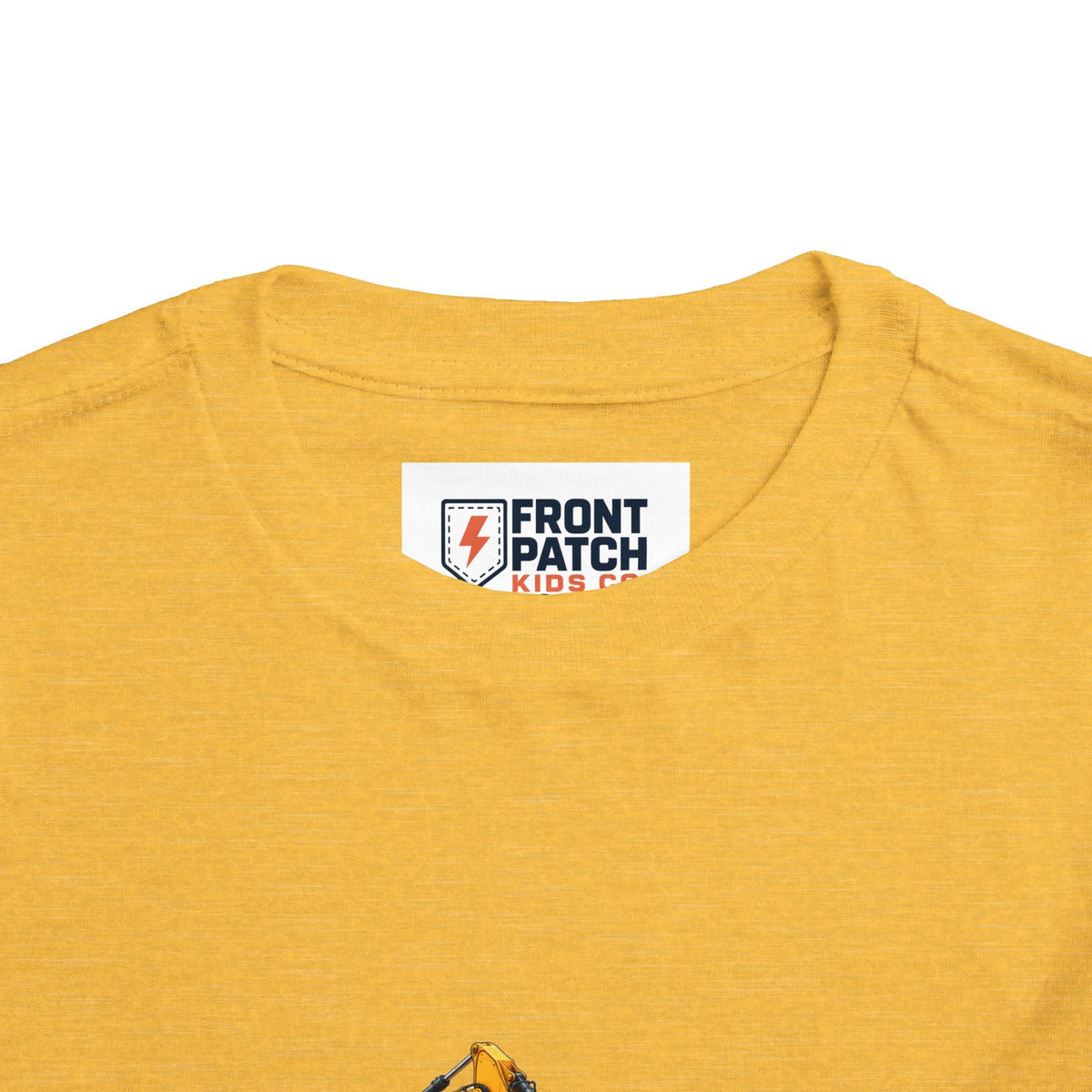 Toddler Tee — Construction Trucks Excavator & Dump Truck Graphic - Front Patch Kids Co.