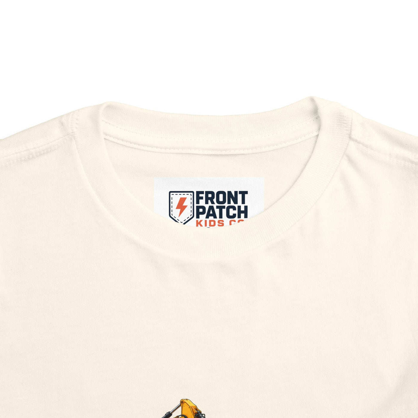 Toddler Tee — Construction Trucks Excavator & Dump Truck Graphic - Front Patch Kids Co.