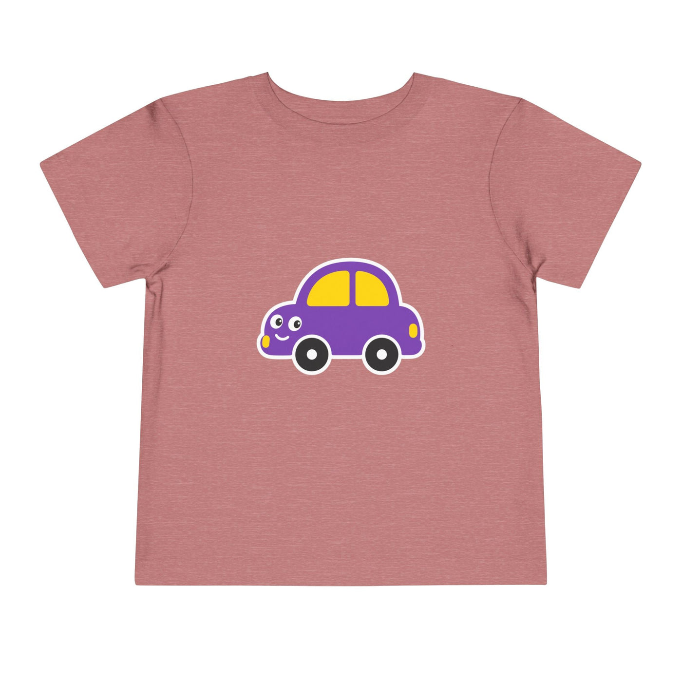 Toddler Tee — Cute Purple Cartoon Car Shirt for Kids - Front Patch Kids Co.