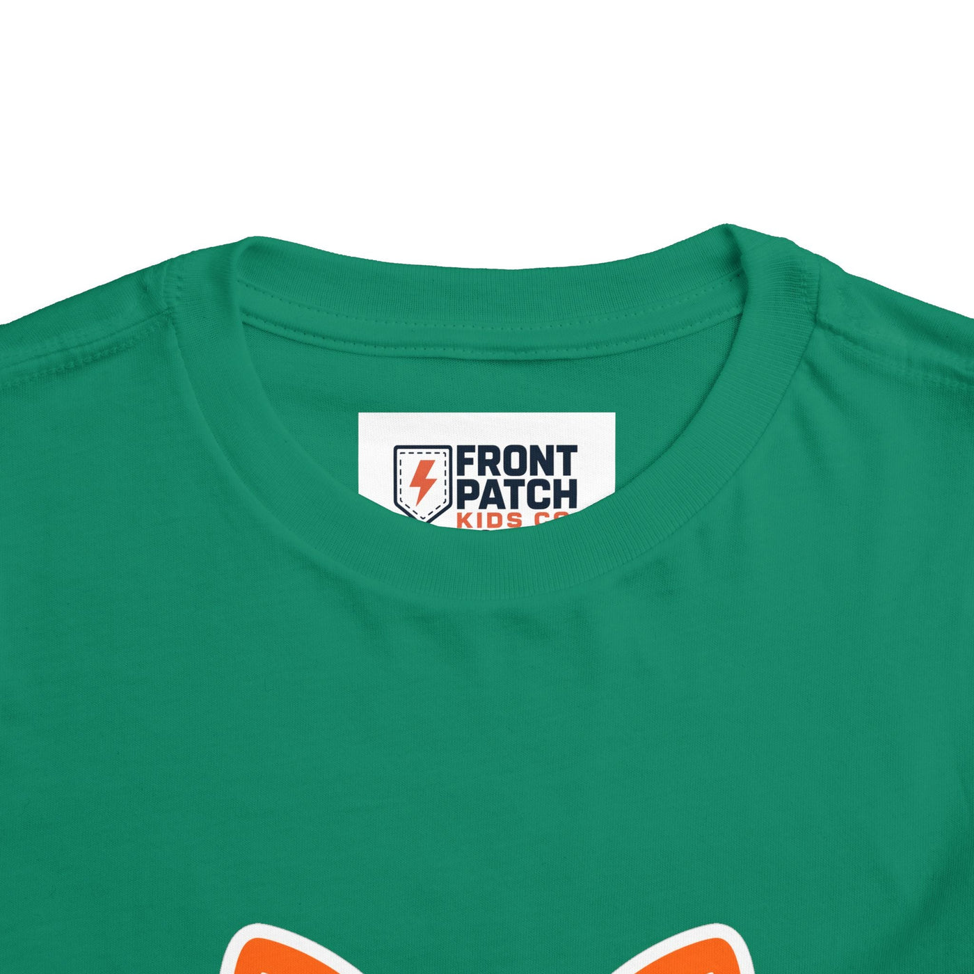 Toddler Tee — Cute Smiling Fox Face Kids Shirt - Front Patch Kids Co.