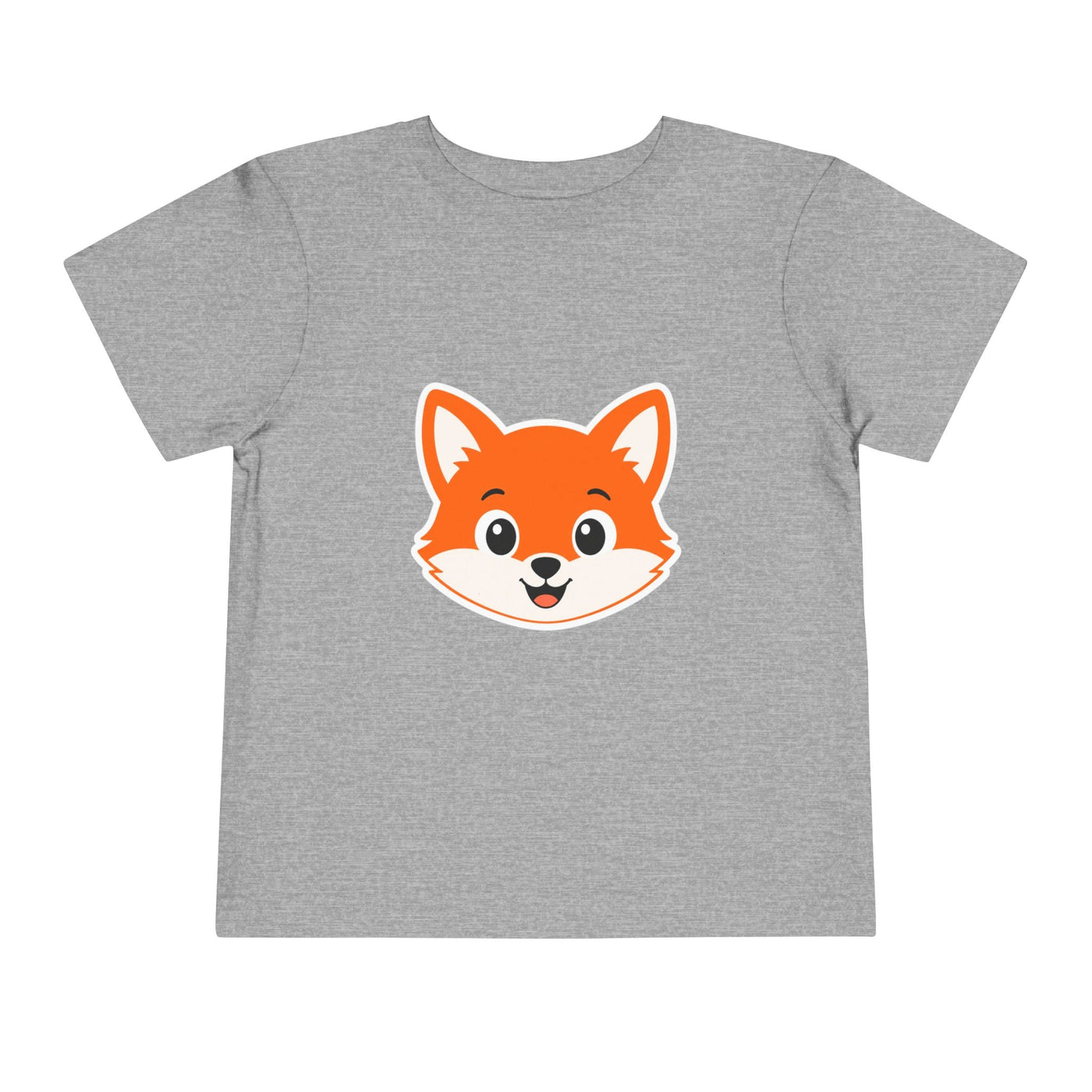 Toddler Tee — Cute Smiling Fox Face Kids Shirt - Front Patch Kids Co.