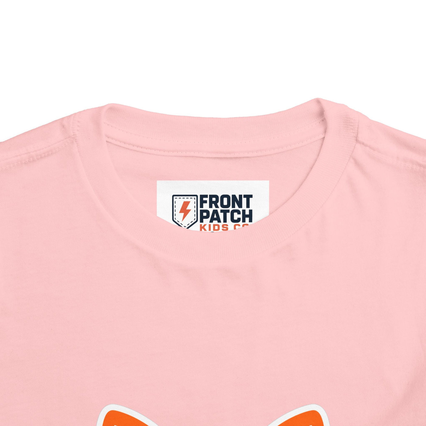 Toddler Tee — Cute Smiling Fox Face Kids Shirt - Front Patch Kids Co.