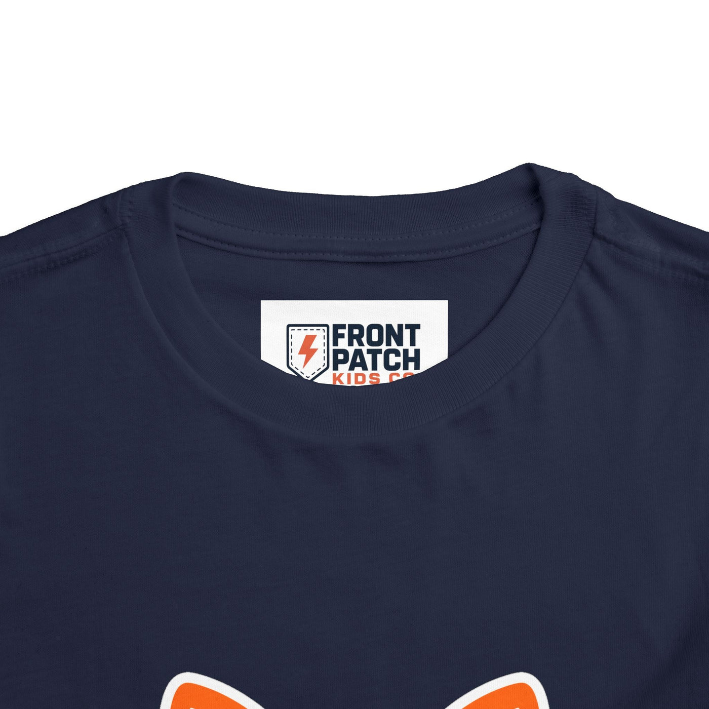 Toddler Tee — Cute Smiling Fox Face Kids Shirt - Front Patch Kids Co.