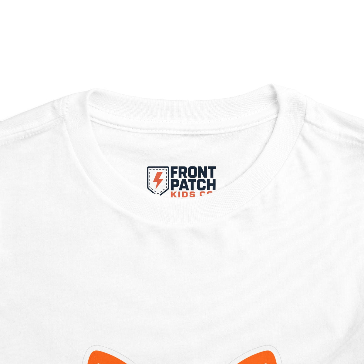 Toddler Tee — Cute Smiling Fox Face Kids Shirt - Front Patch Kids Co.