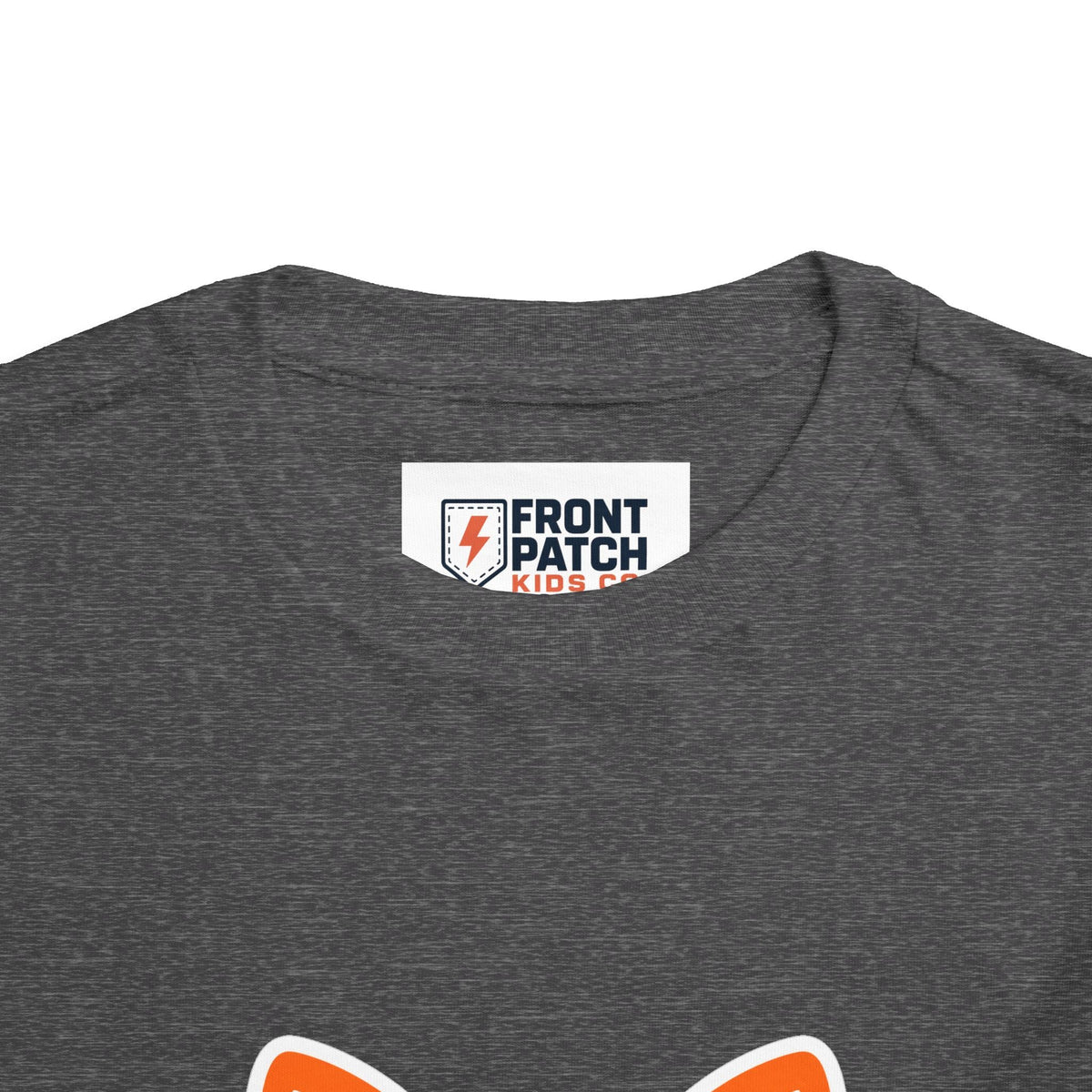 Toddler Tee — Cute Smiling Fox Face Kids Shirt - Front Patch Kids Co.