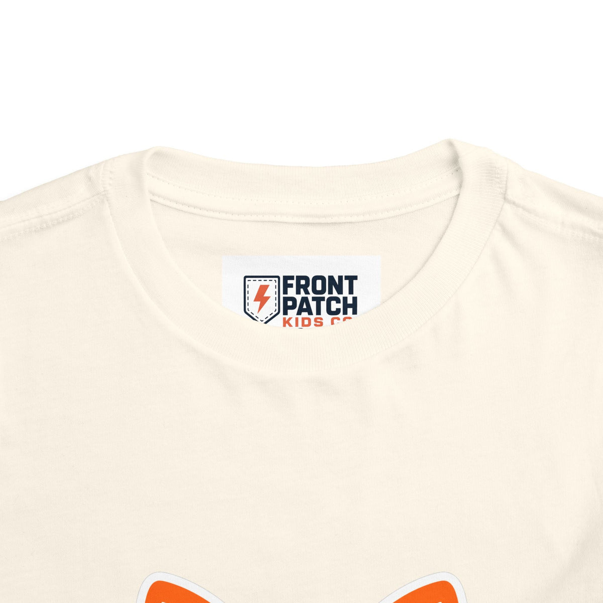 Toddler Tee — Cute Smiling Fox Face Kids Shirt - Front Patch Kids Co.