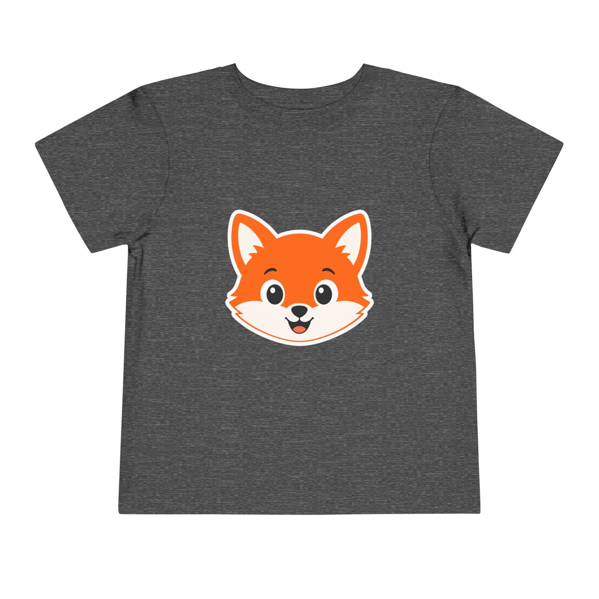 Toddler Tee — Cute Smiling Fox Face Kids Shirt - Front Patch Kids Co.