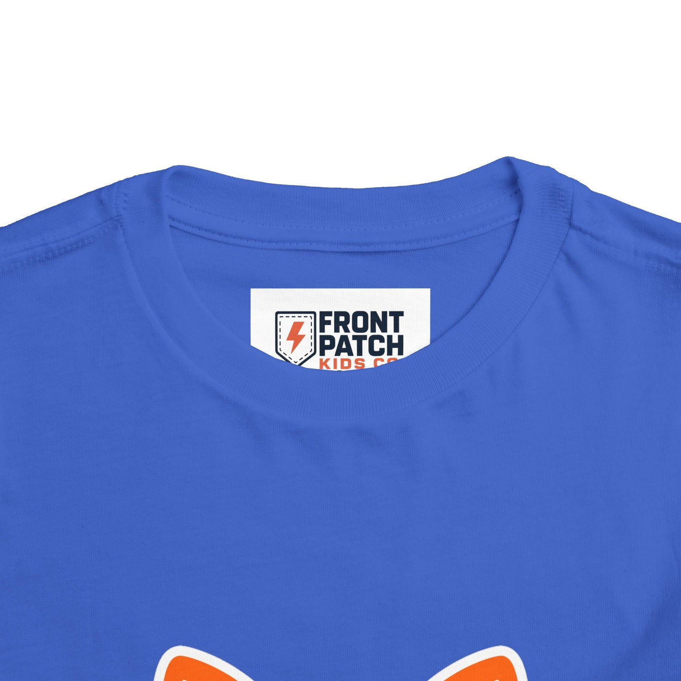 Toddler Tee — Cute Smiling Fox Face Kids Shirt - Front Patch Kids Co.
