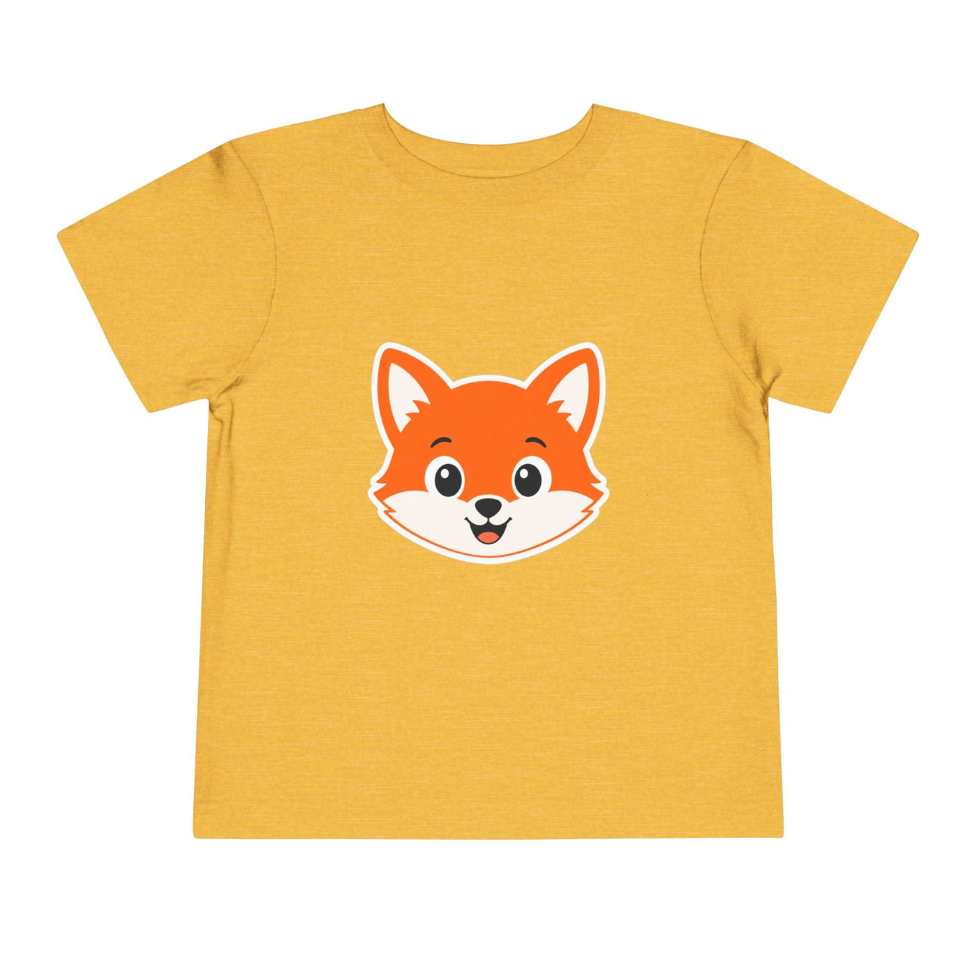 Toddler Tee — Cute Smiling Fox Face Kids Shirt - Front Patch Kids Co.