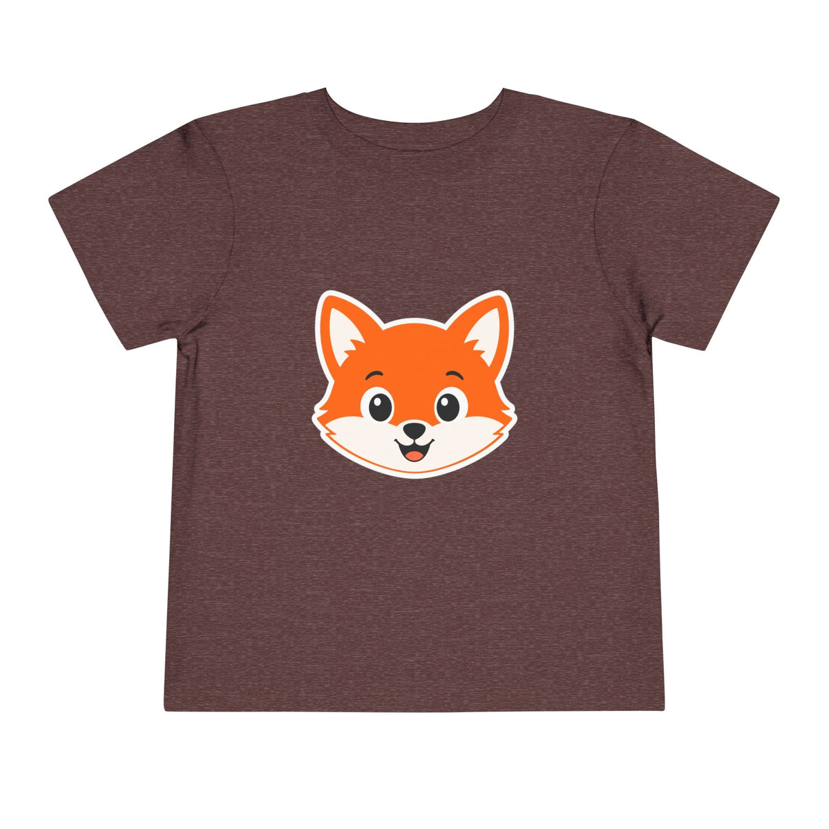 Toddler Tee — Cute Smiling Fox Face Kids Shirt - Front Patch Kids Co.