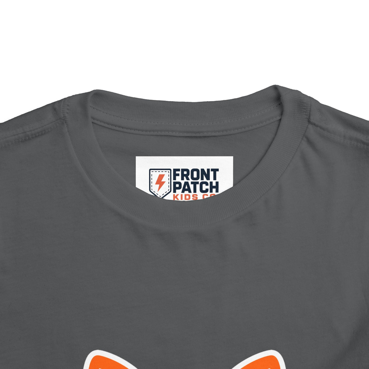 Toddler Tee — Cute Smiling Fox Face Kids Shirt - Front Patch Kids Co.