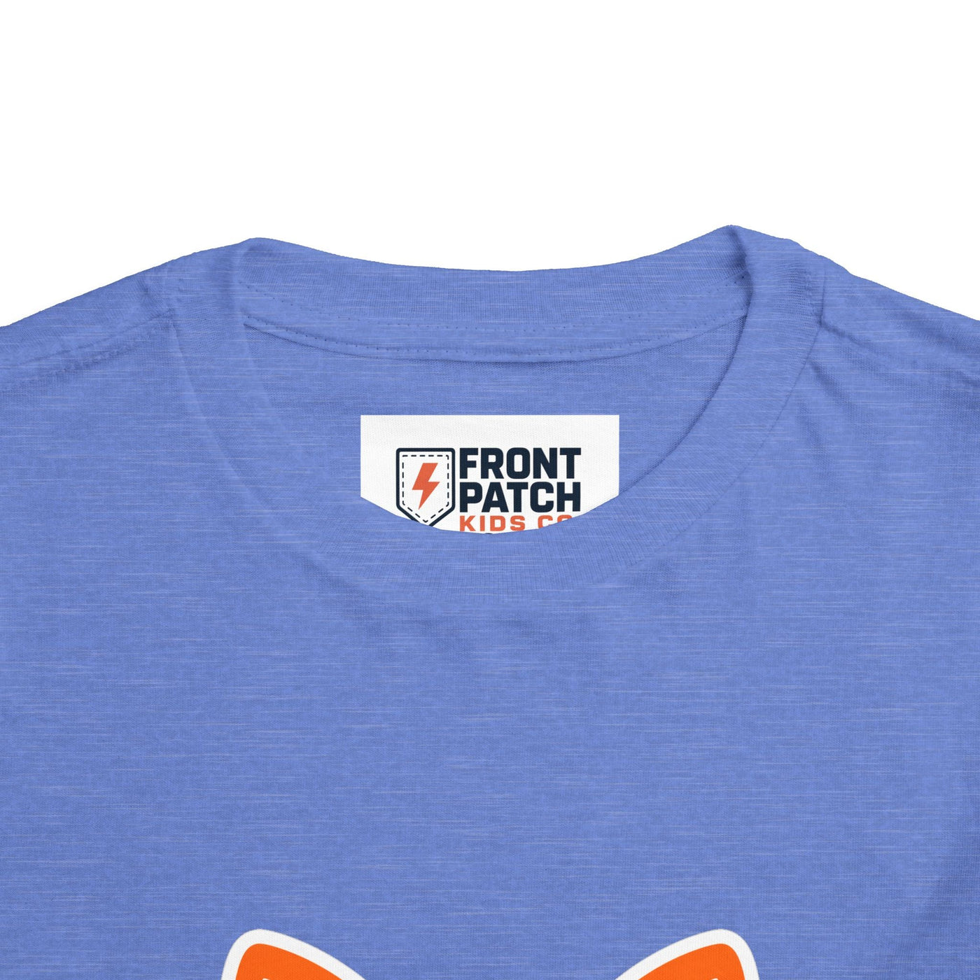 Toddler Tee — Cute Smiling Fox Face Kids Shirt - Front Patch Kids Co.
